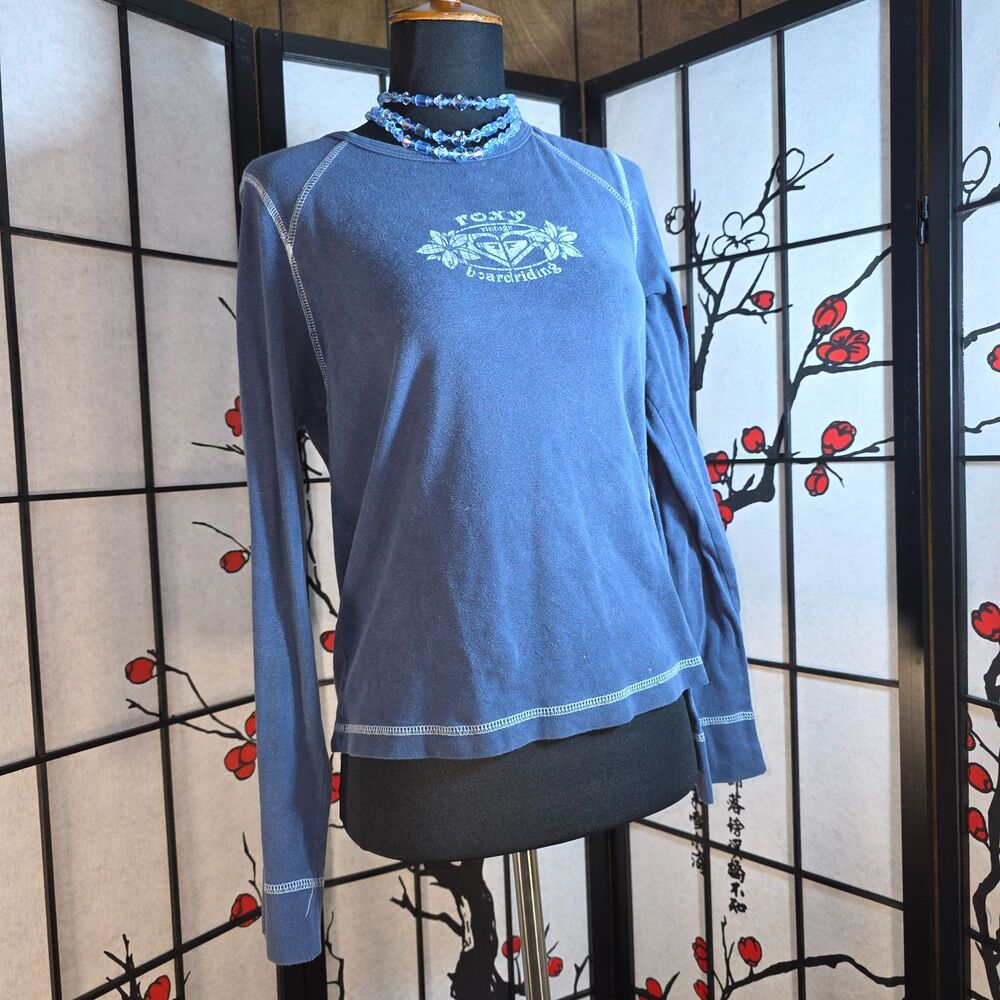 Vintage Roxy Boardriding Long Sleeve T-Shirt